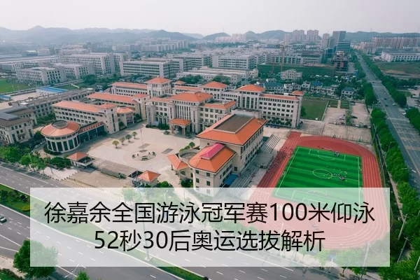徐嘉余全国游泳冠军赛100米仰泳52秒30后奥运选拔解析